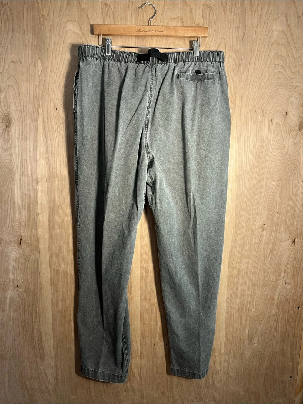 Outdoor Technology by Sportif Vintage Elastic Waist Cotton Trail Pants Gray XXL